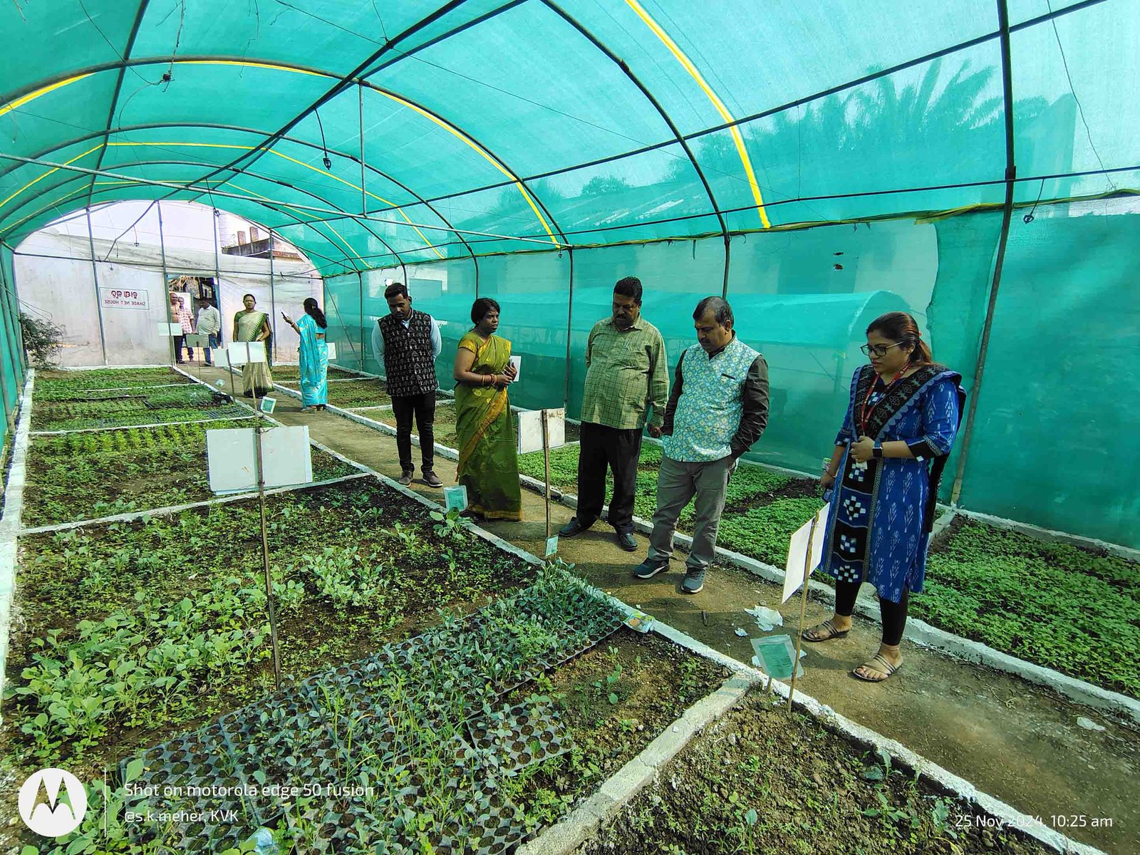 Visit of Prof. P. J. Mishra, DEE OUAT, Bhubaneswar on Date 25.11.204